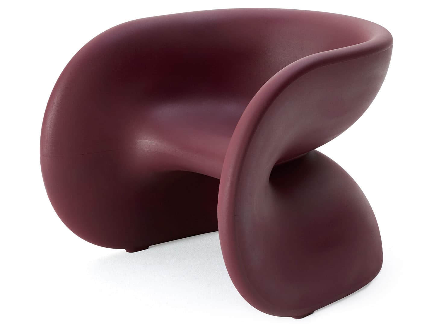 Fortune Lounge Chair / dark cherry