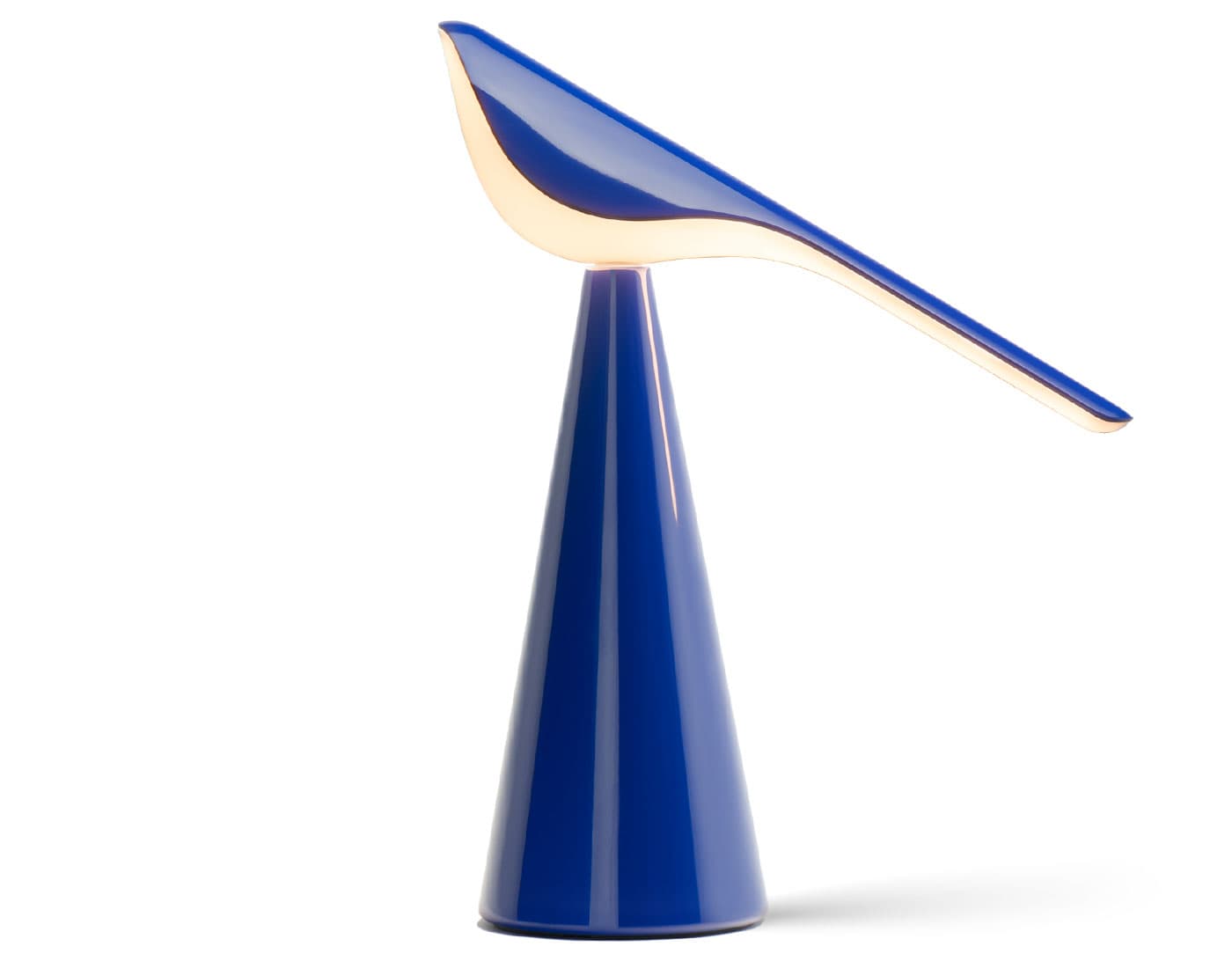 Tiki Table Lamp / high gloss blue