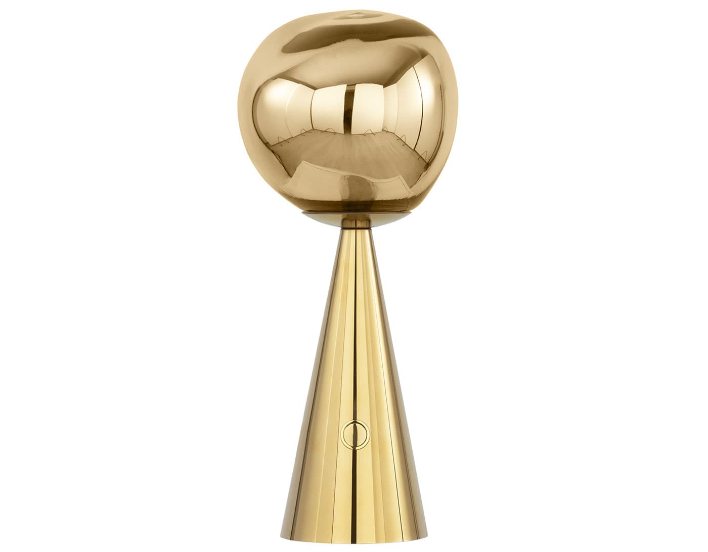 Melt Portable Table Lamp / gold / gold
