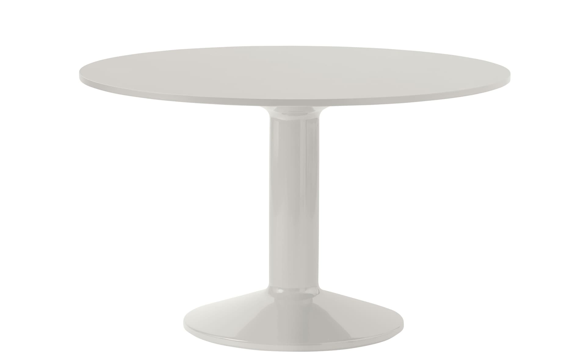 Midst Dining Table / 47.3" diameter - grey linoleum top / grey base