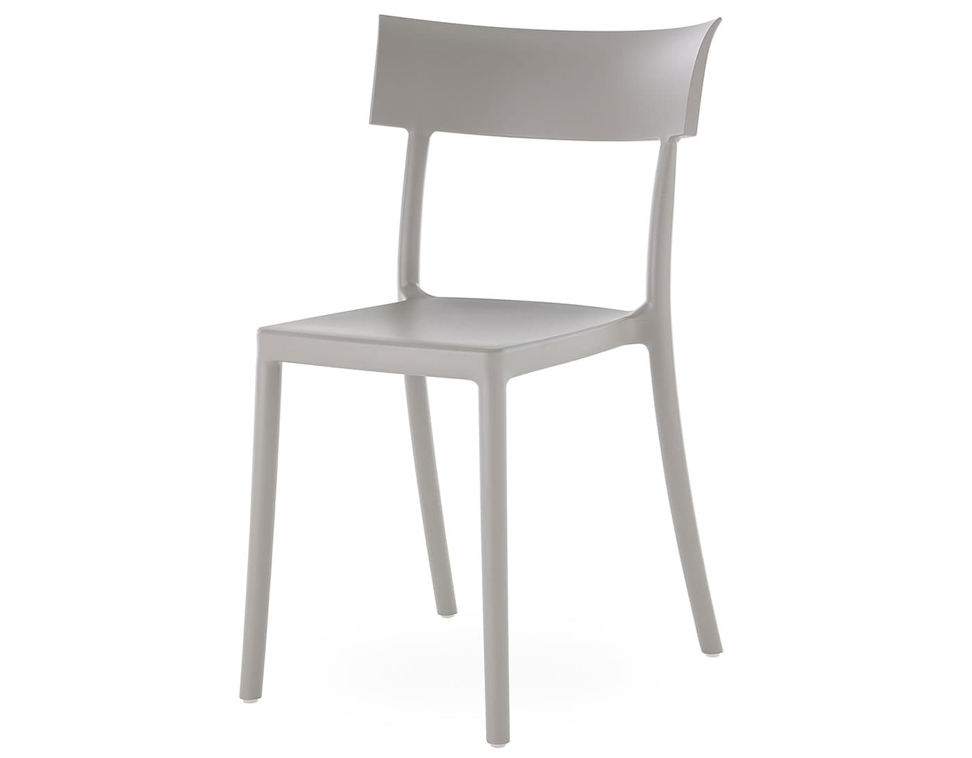 catwalk stacking chair 2 pack / 2 pack - matte grey