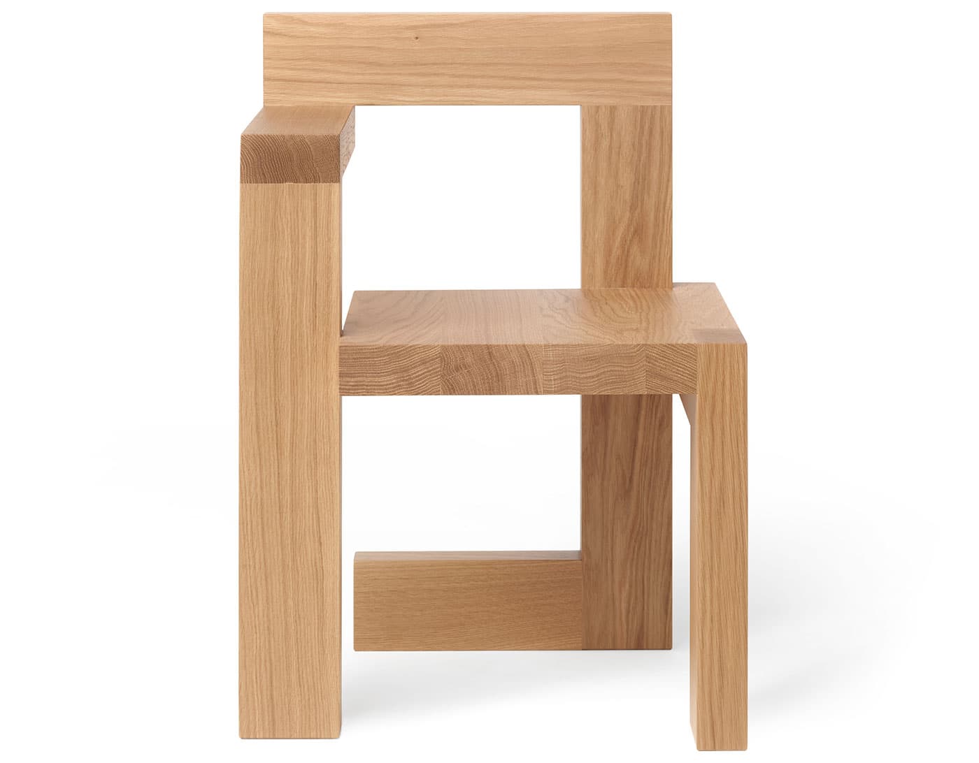 Steltman Chair / left arm (when facing) / oak - natural