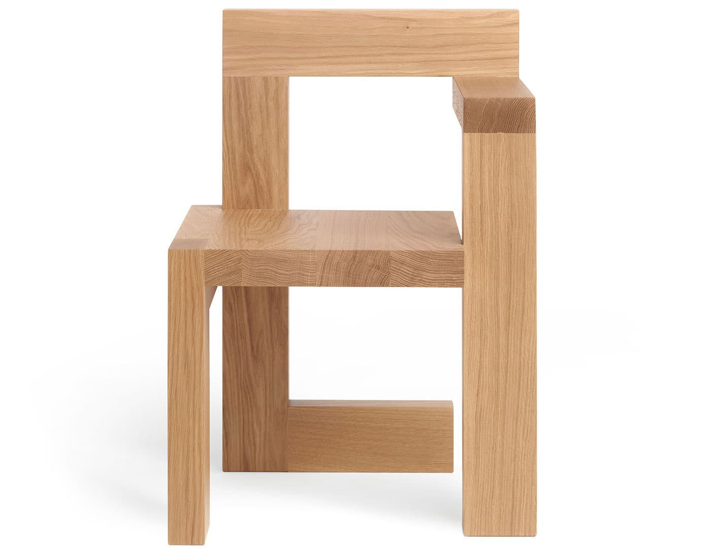 Steltman Chair / right arm (when facing) / oak - natural