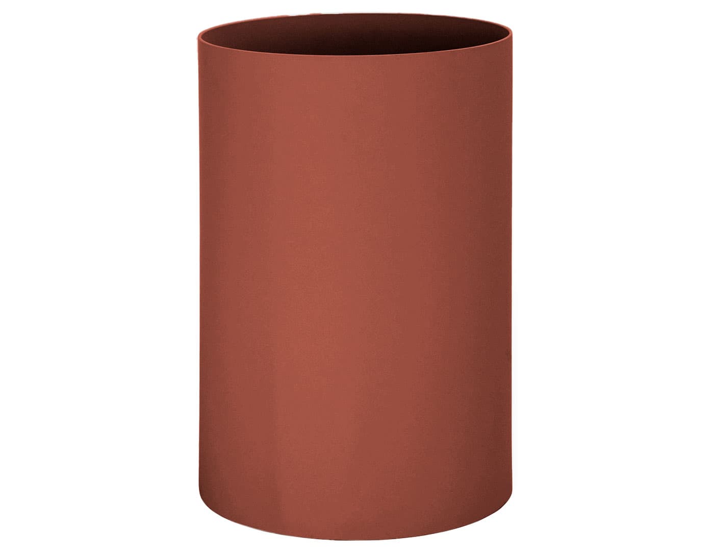kartell waste basket / matte burgundy