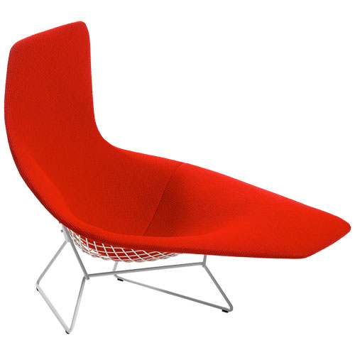 bertoia asymmetric chaise by Harry Bertoia for Knoll