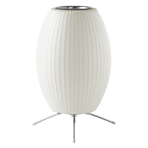 nelson cigar tripod bubble lamp by George Nelson for Herman Miller