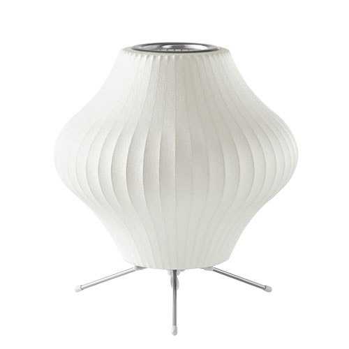 nelson pear tripod bubble lamp by George Nelson for Herman Miller