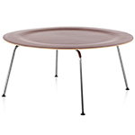 eames molded plywood table metal base by Eames for Herman Miller