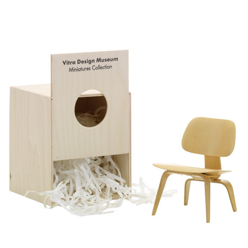 miniature eames lcw by Eames for Vitra.
