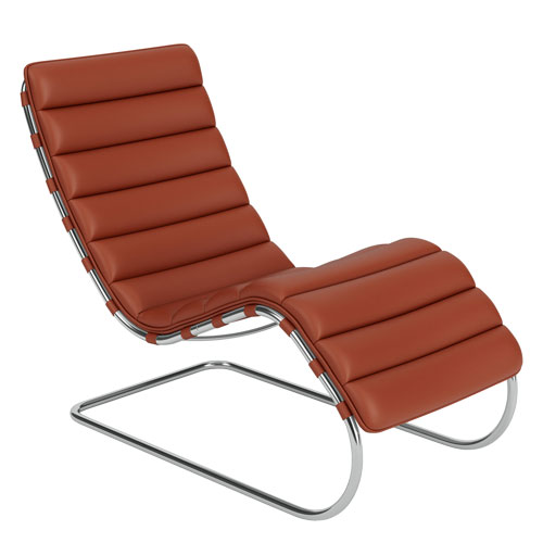 mr chaise lounge by Mies van der Rohe for Knoll